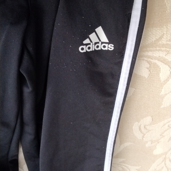 Black and white Adidas joggers - Picture 3 of 4